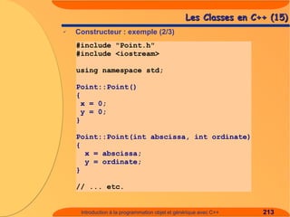 Introduction à C++
