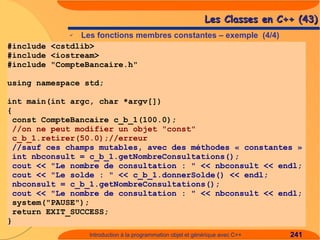 Introduction à C++