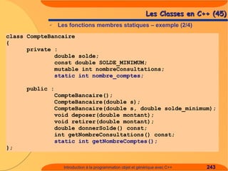 Introduction à C++