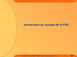 Introduction à C++
