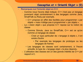 Introduction à C++