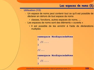 Introduction à C++