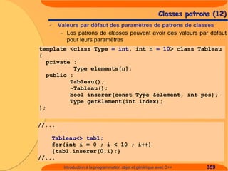Introduction à C++