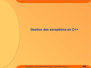 Introduction à C++