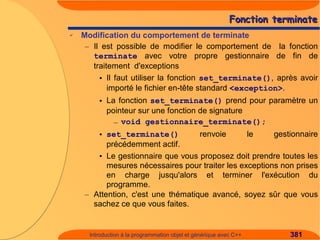 Introduction à C++