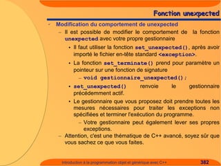 Introduction à C++
