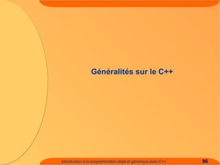 Introduction à C++