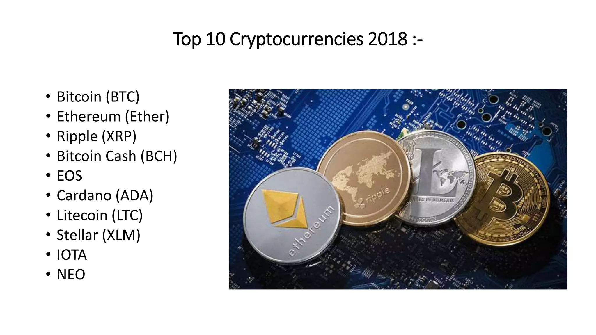Introduction To Cryptocurrency | PPTX