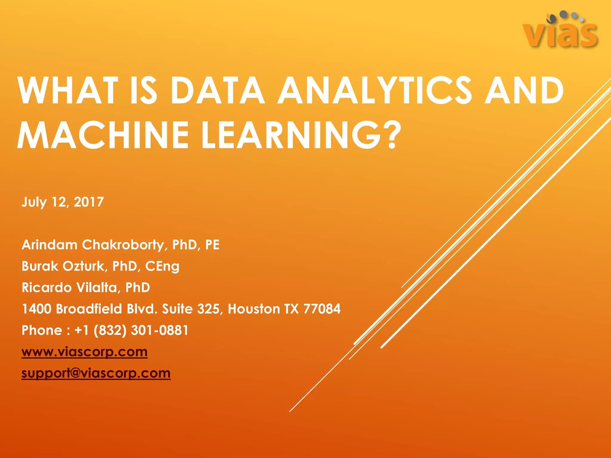 What is Data Analysis and Machine Learning? | PPT