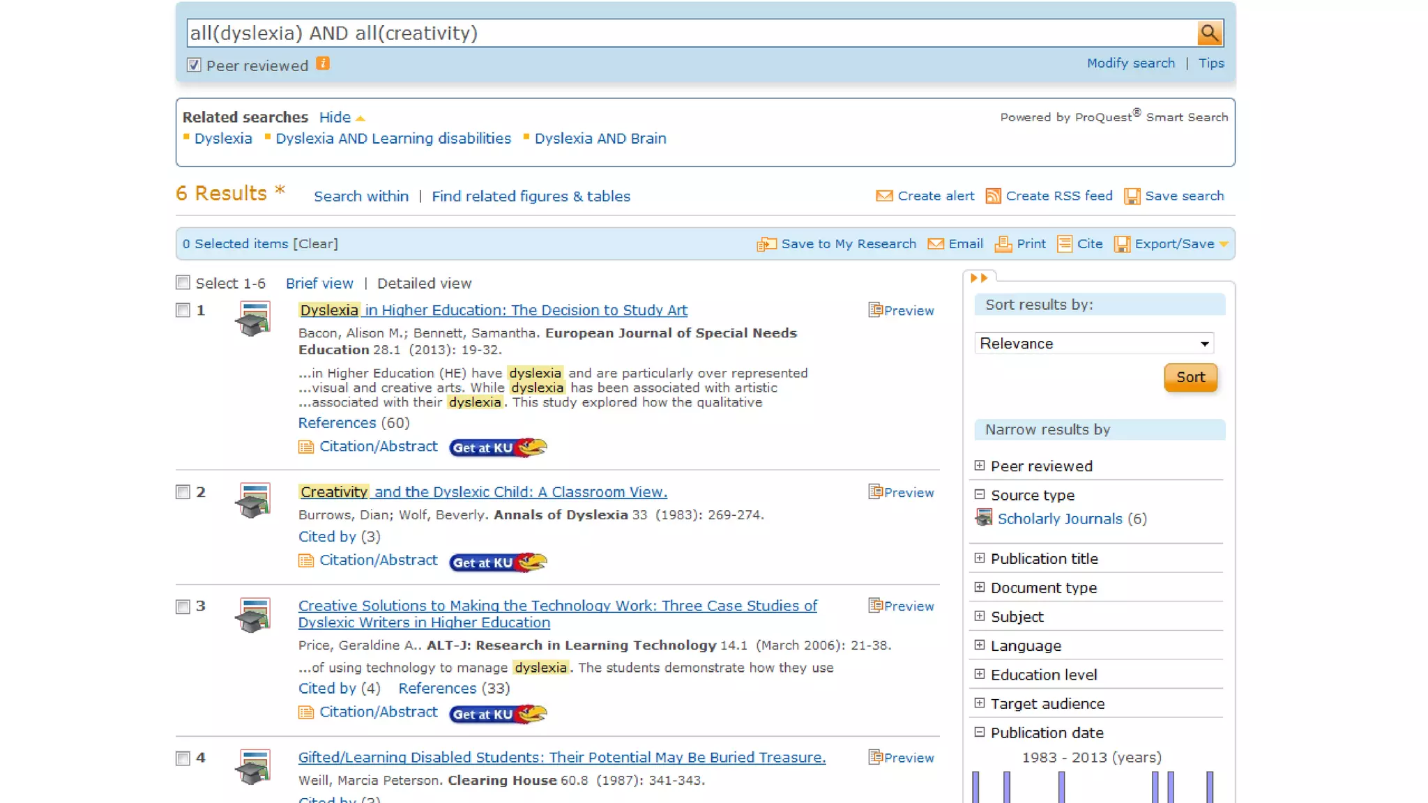 What happens next?
The Libraries will first check KU’s journal collection (print and
electronic). If the article cannot be found then the Libraries
request the article from other academic libraries. When KU
receives the article it will be in PDF format and you will be sent
an email with a link to the article you requested.
How long will that take?
Usually, about 2-3 days.
 