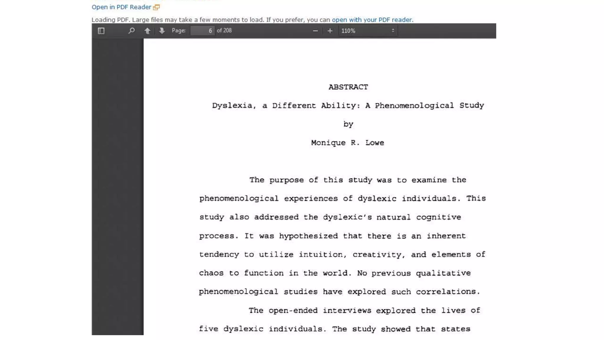 Databases for Dissertations
 