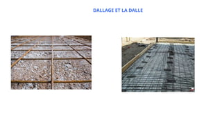 DALLAGE ET LA DALLE
 