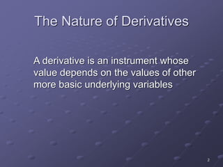 Underlying Instrument Introduction derivatif sebagai instrument fianancial | PDF
