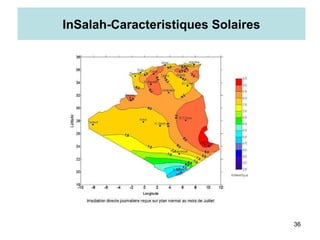36
InSalah-Caracteristiques Solaires
 