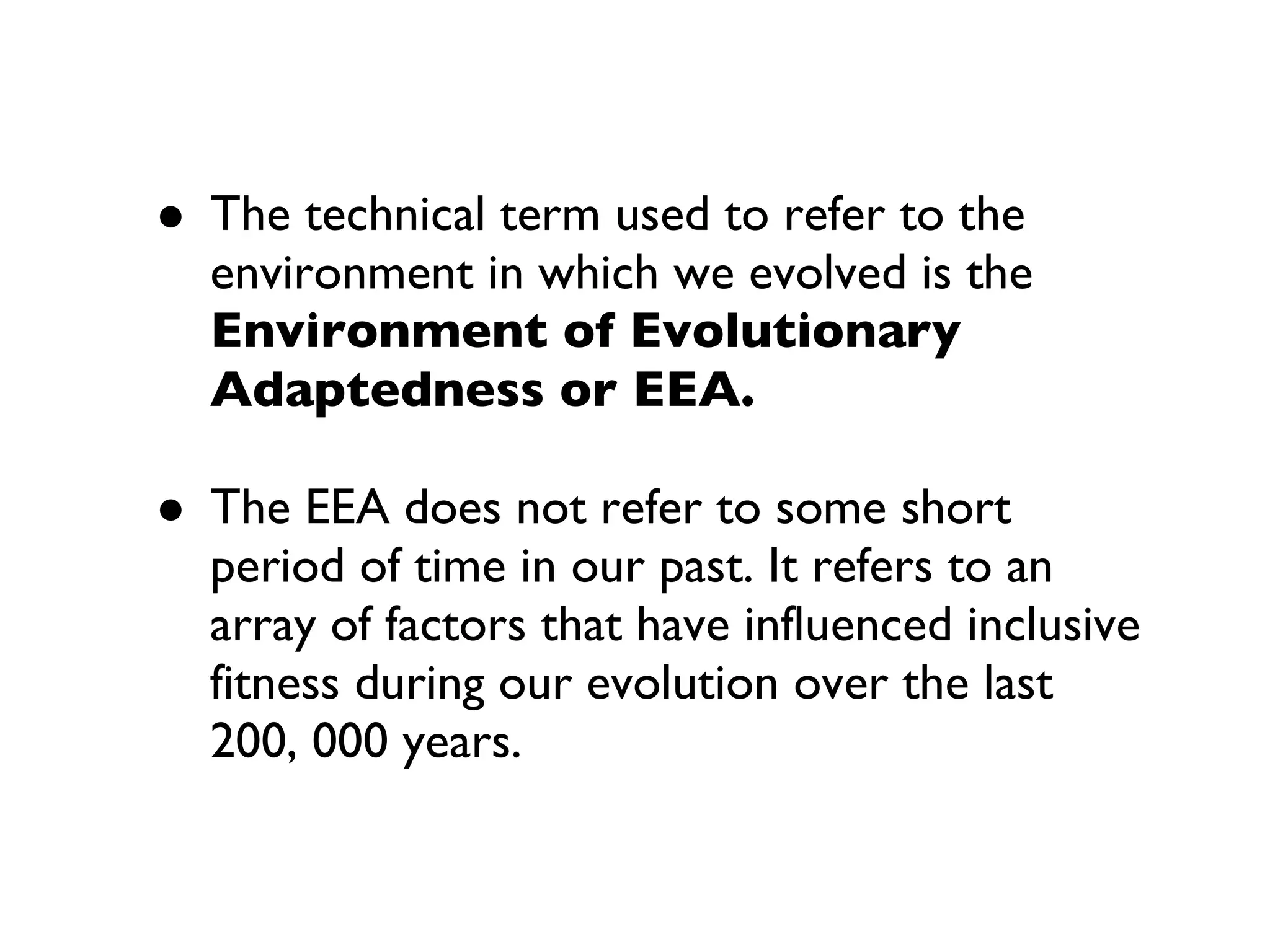 Introduction evolutionary psychology | PPT