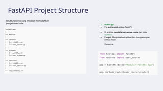 Introduction FastAPI for Professional and Student | PPTX