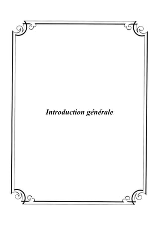Introduction générale
 