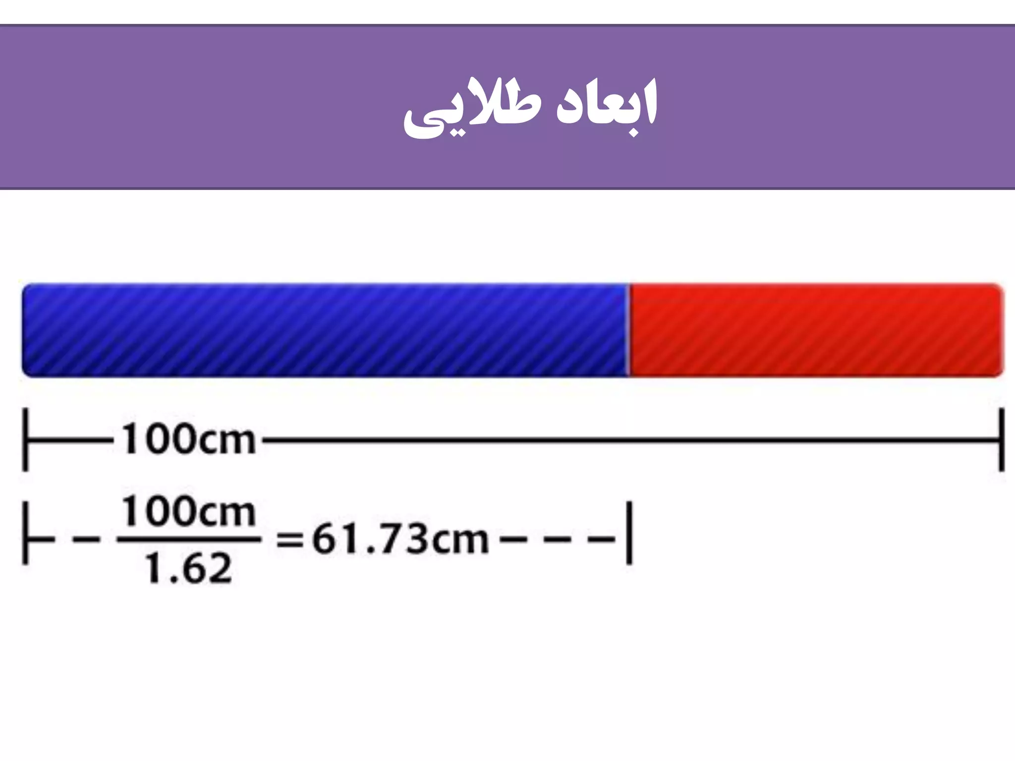 ‫ابعاد طالیی‬
 