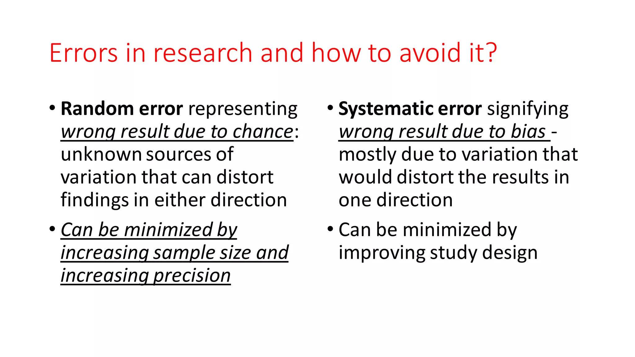 Introduction to health research