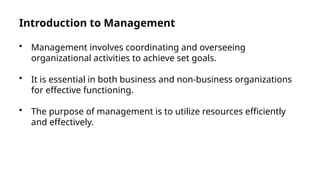 Introduction, Importance,general Functions Of Management With Diagram.pptx