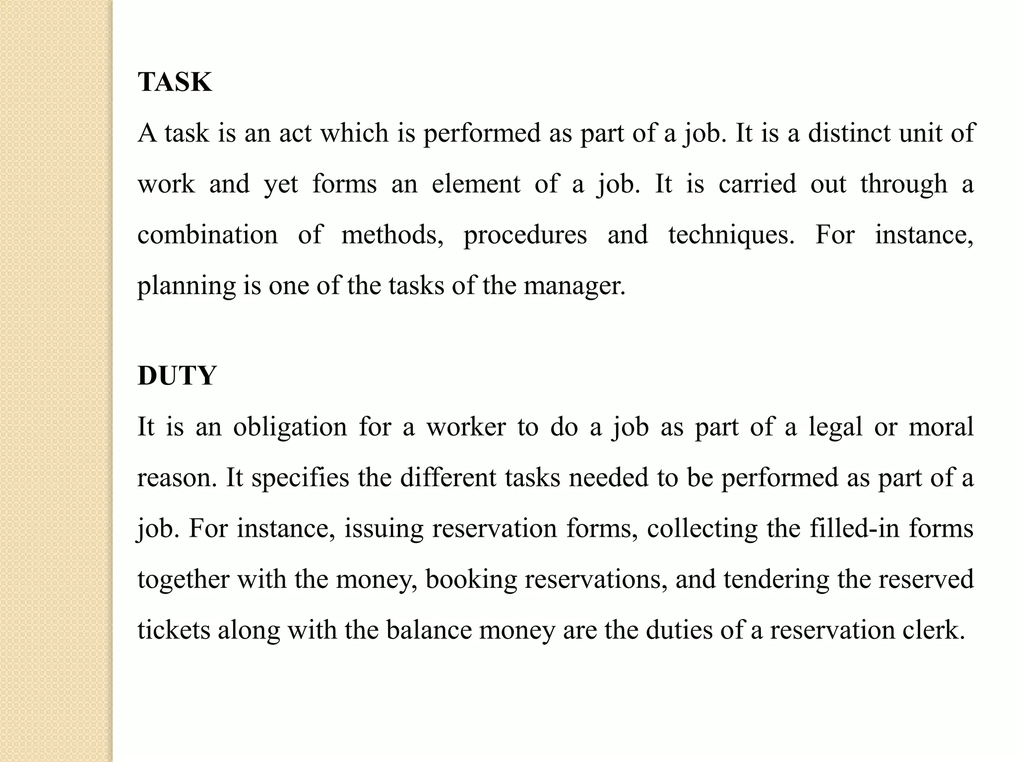 INTRODUCTION, IMPORTANT & JOB ANALYSIS PROCESS | PPTX