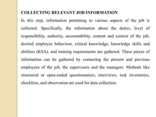 Job Relevant INTRODUCTION, IMPORTANT & JOB ANALYSIS PROCESS | PPTX