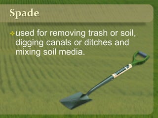 Spading Introduction in Agriculture | PPTX