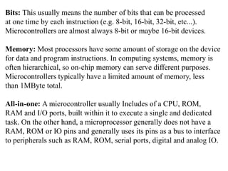 Introduction in microcontroller | PPT
