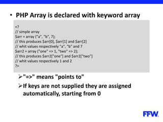 Introduction in php | PPTX