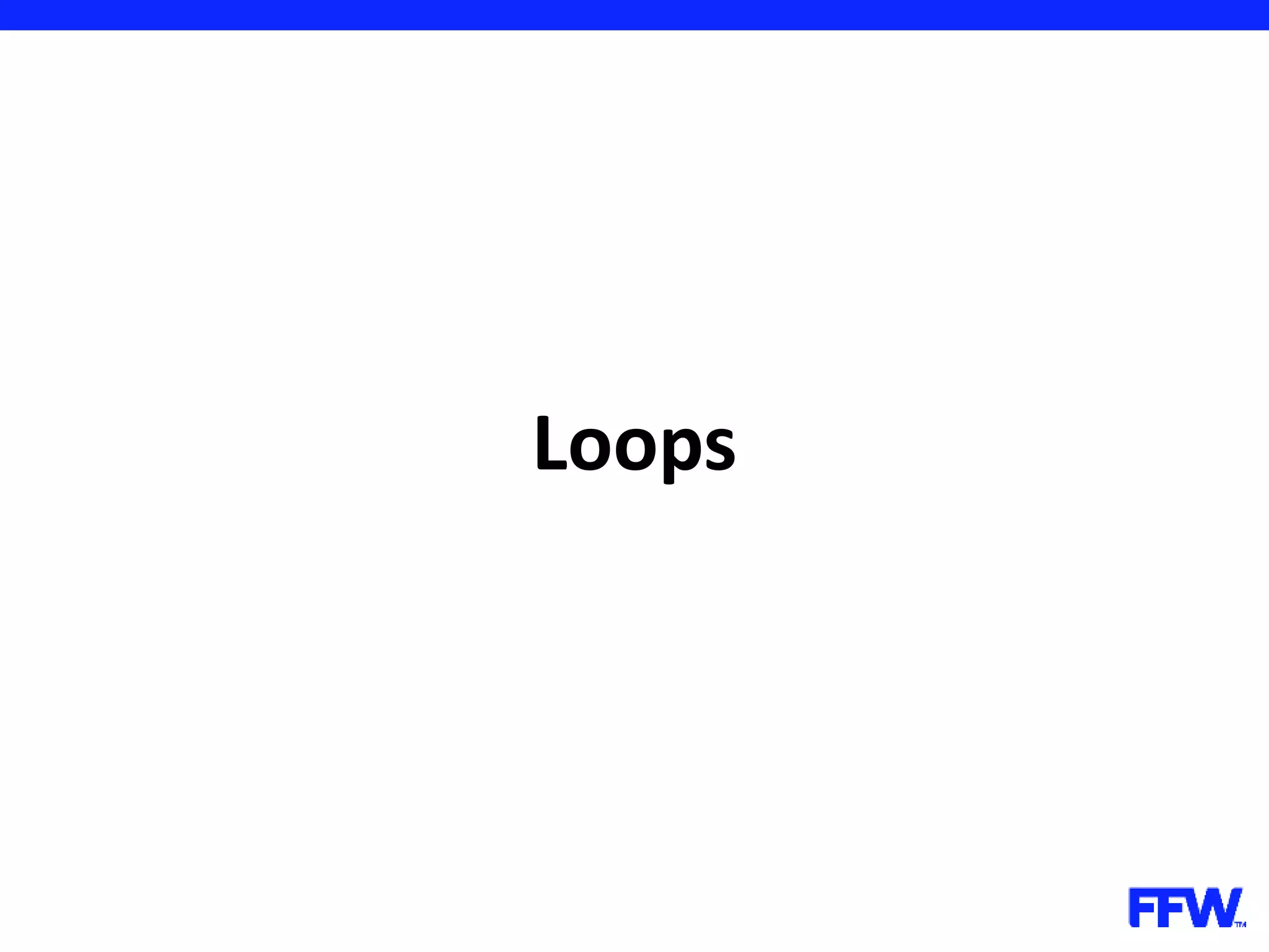 Loops 