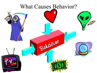 What Causes Behavior?
Behavior
Behavior
 