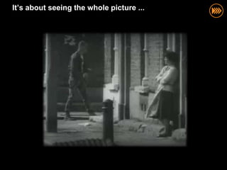 It’s about seeing the whole picture ...
 