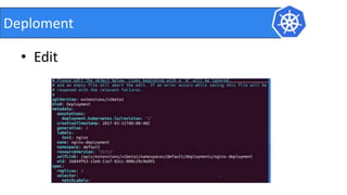 • Edit
Deploment
 