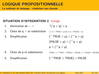Introduction à la Logique Formelle (Part 1) | PDF