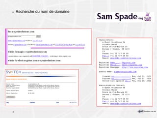 Recherche du nom de domaine 