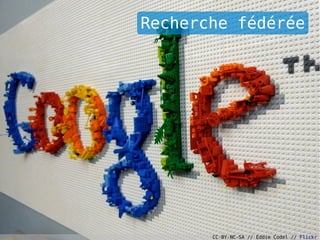 Recherche fédérée




       CC-BY-NC-SA // Eddie Codel // Flickr
 