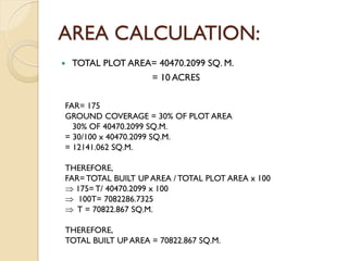 Site Coverage Calculation Example INTRODUCTION, LITERATURE STUDY, CASE STUDY, REQUIREMENTS, SITE ANALYSIS ...