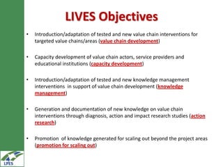 Introduction to Livestock and Irrigation Value chains for Ethiopian Smallholders (LIVES) project