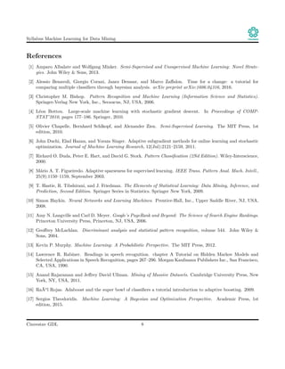 Introduction Machine Learning Syllabus | PDF