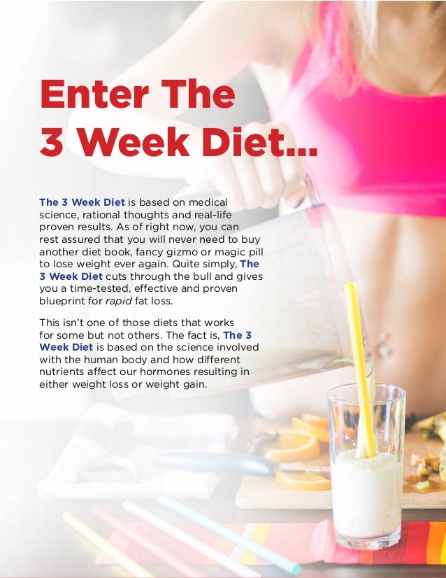 The 3 Week Diet System How to Lose Weight Fast