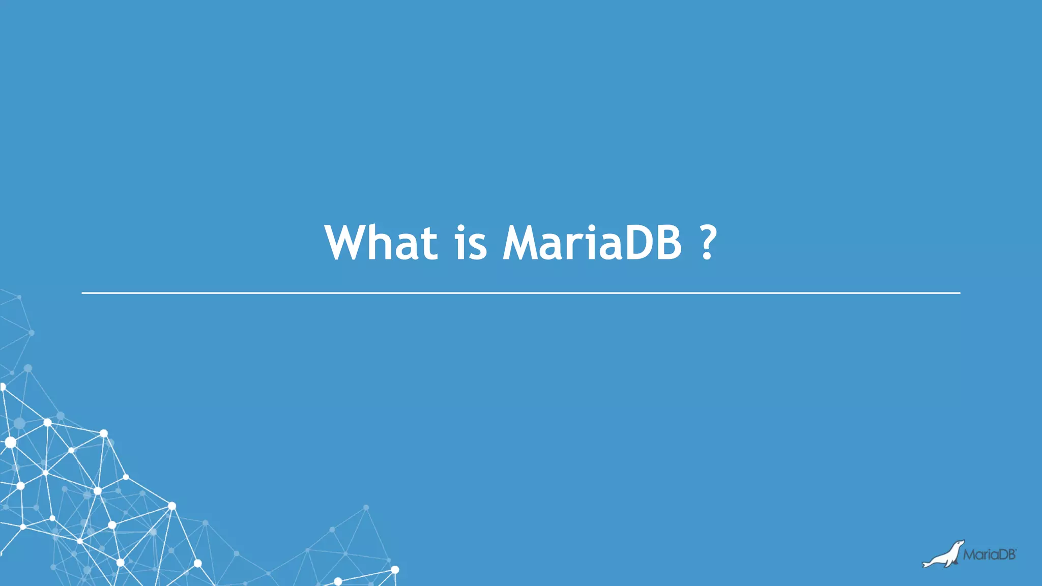 Introduction of MariaDB 2017 09 | PDF | Databases | Computer Software ...