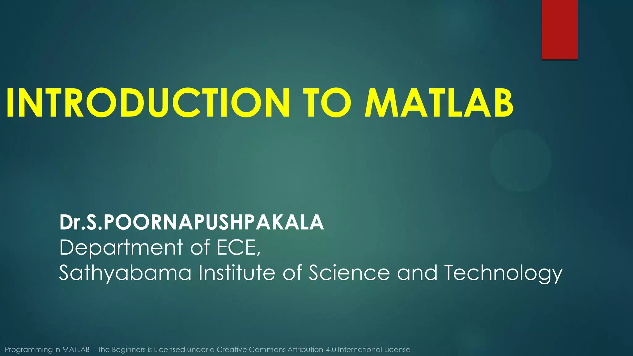 Introduction matlab | PPT