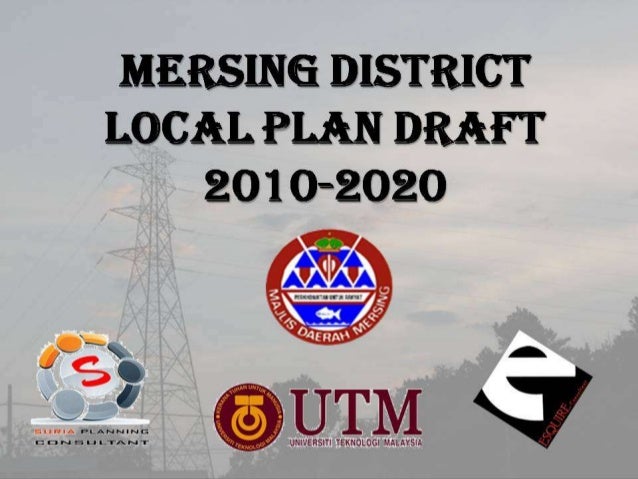 Example Draft Local Plan Of Mersing