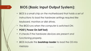 Introduction motherboard | PPT | Operating Systems | Computer Software ...