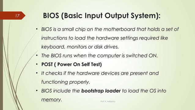 Introduction motherboard