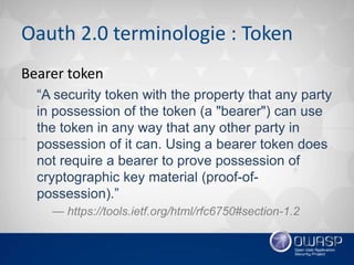 Introduction oauth 2.0 et openid connect 1.0