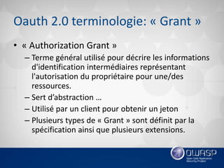 Introduction oauth 2.0 et openid connect 1.0
