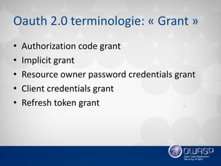 Introduction oauth 2.0 et openid connect 1.0