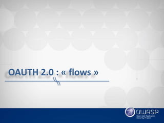 Introduction oauth 2.0 et openid connect 1.0