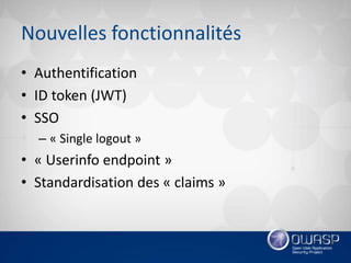Introduction oauth 2.0 et openid connect 1.0